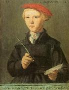Portrait of a young scholar Jan van Scorel
